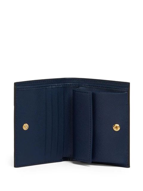 Marni bi-fold leather wallet - Blue