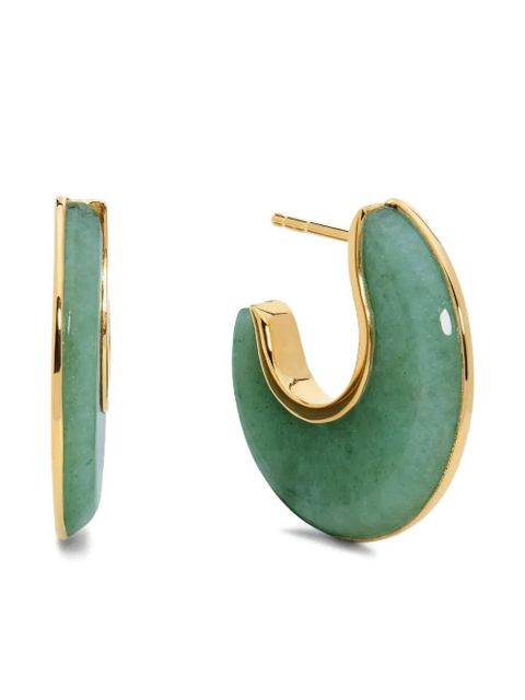 Monica Vinader x Kate Young hoop earrings - Gold - zdjęcie produktu nr 2