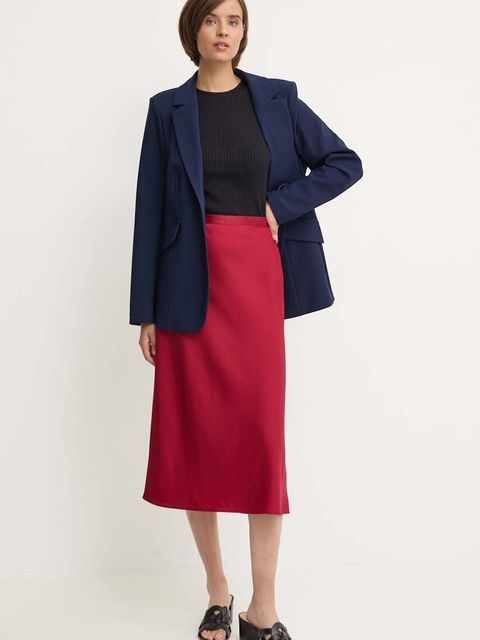 Sandro Ferrone marynarka kolor granatowy jednorzędowa gładka SFS18XBDALTROVE