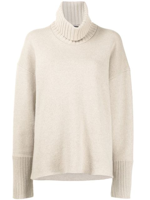Proenza Schouler oversized turtleneck double-faced jumper - Neutrals - zdjęcie produktu nr 1