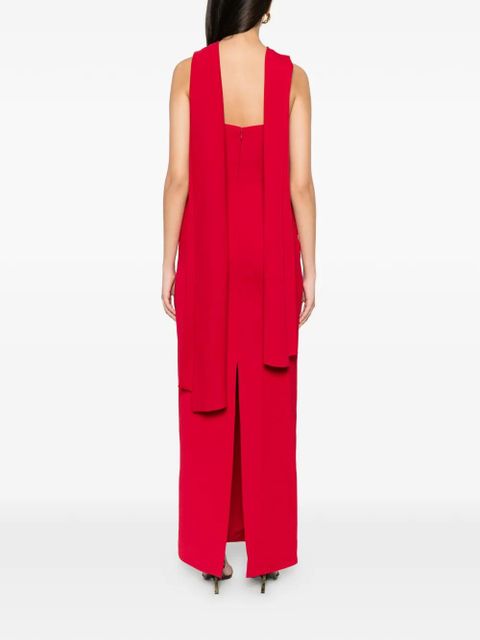 Solace London Rona maxi dress - Red