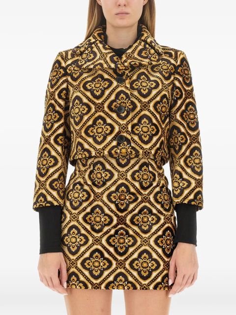 ETRO patterned cropped jacket - Black - zdjęcie produktu nr 1
