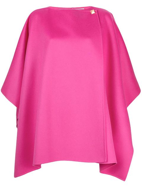 Valentino Garavani draped button cape - Pink - zdjęcie produktu nr 1