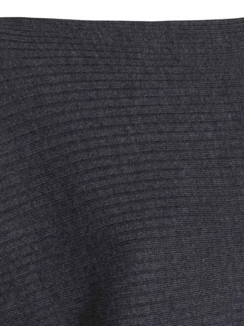 Aya Muse ribbed boat-neck sweater - Grey