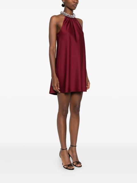 Simkhai Hadleigh embellished-detail mini dress - Red