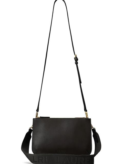 Lauren Ralph Lauren torebka skórzana kolor czarny 431970155 - zdjęcie produktu nr 2