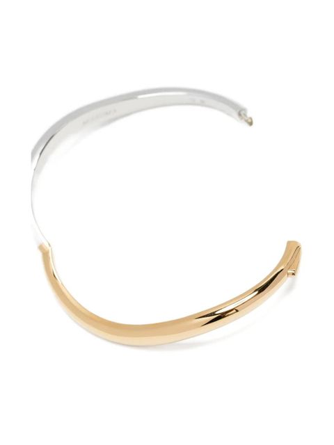Missoma Savi Signature hinged bangle - Gold - zdjęcie produktu nr 2