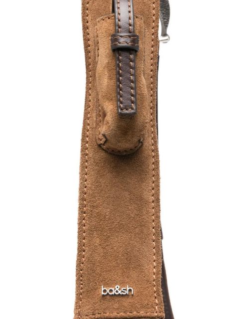 Ba&Sh YouYou suede shoulder bag - Brown