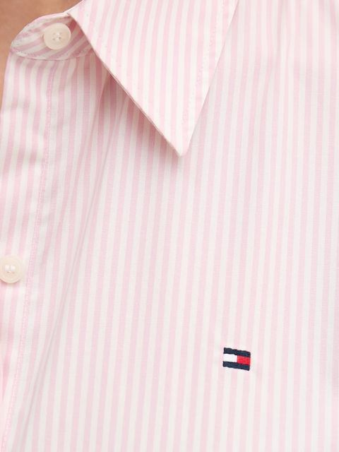 Tommy Hilfiger koszula damska kolor różowy regular z kołnierzykiem klasycznym WW0WW47169