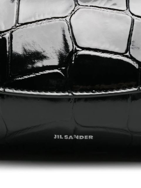 Jil Sander small Cannolo shoulder bag - Black