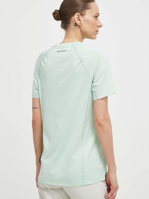 Mammut t-shirt sportowy Selun FL Logo kolor zielony - zdjęcie produktu nr 2