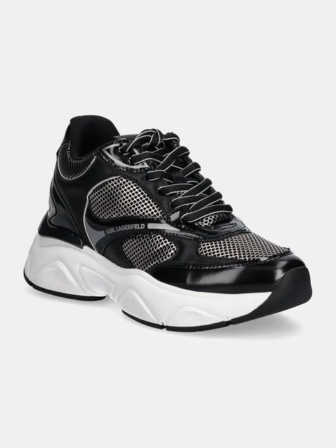 Karl Lagerfeld sneakersy KOMET WEDGE kolor czarny KL65724 - zdjęcie produktu nr 1