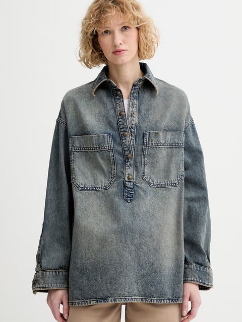 Zadig&Voltaire bluza damska jeansowa - zdjęcie produktu nr 1