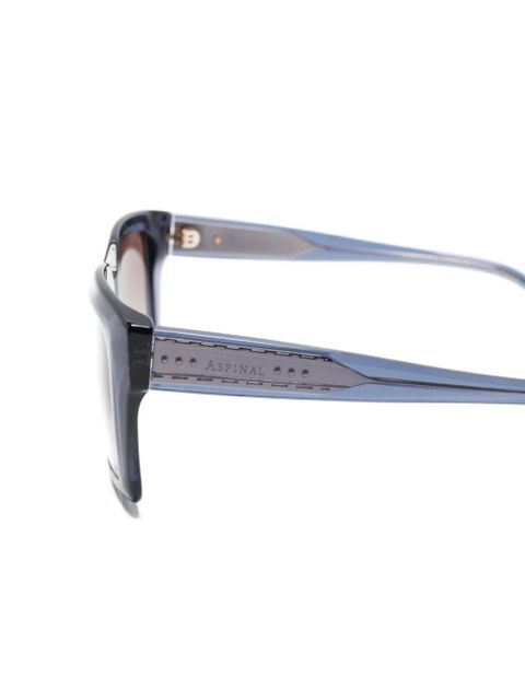 Aspinal Of London square-frame sunglasses - Blue