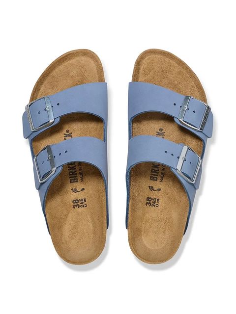 Birkenstock klapki Arizona damskie kolor niebieski 1030390