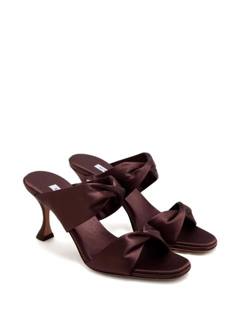 Aquazzura 75mm satin sandals - Brown - zdjęcie produktu nr 2