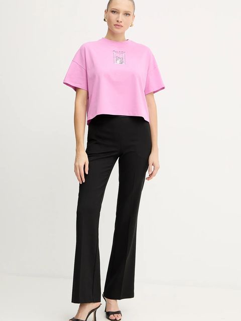 Karl Lagerfeld t-shirt bawełniany - zdjęcie produktu nr 1