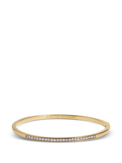 Monica Vinader Essential diamond bangle bracelet - Gold - zdjęcie produktu nr 1