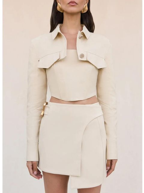 Cult Gaia Kay skirt - Neutrals