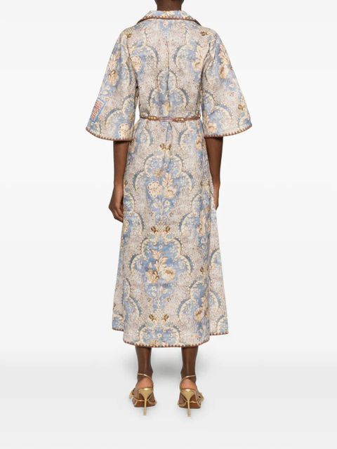 ZIMMERMANN Daylight print midi dress - Blue - zdjęcie produktu nr 2