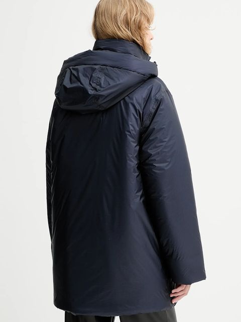 Rains kurtka 17240 Torna Insulated Long Jacket kolor granatowy zimowa 17240 - zdjęcie produktu nr 2