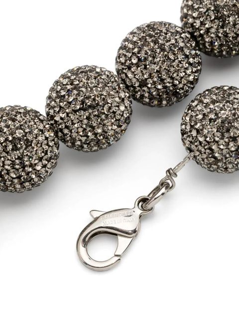 Balenciaga Quantum beaded choker necklace - Silver
