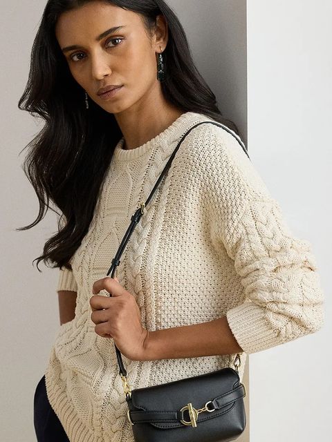 Lauren Ralph Lauren torebka skórzana