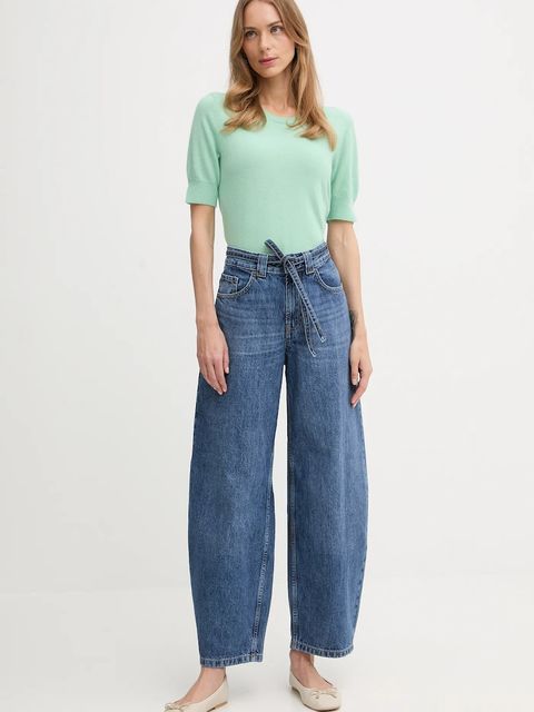 United Colors of Benetton jeansy damskie high waist 4O4NDE02J - zdjęcie produktu nr 2