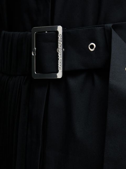 Karl Lagerfeld sukienka kolor czarny mini oversize B1W13052