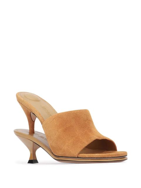 Jacquemus 100mm Les Doubles sandals - Brown - zdjęcie produktu nr 2