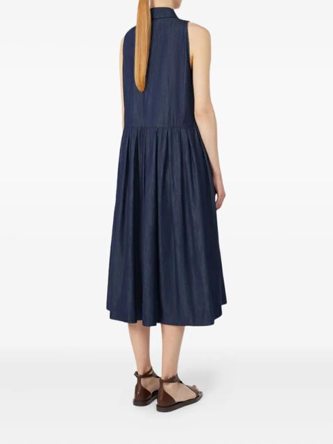 Max Mara sleeveless denim dress - Blue - zdjęcie produktu nr 2