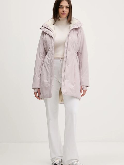 Hollister Co. kurtka kolor różowy zimowa KI344-5027-120