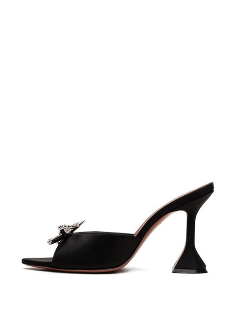 Amina Muaddi Rosie 95mm crystal-embellished sandals - Black