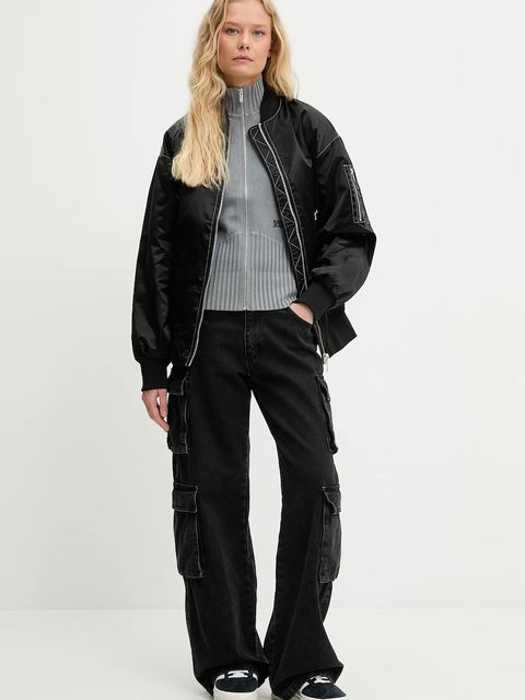 Karl Lagerfeld Jeans kardigan bawełniany damski kolor szary lekki A3W18010 - zdjęcie produktu nr 2