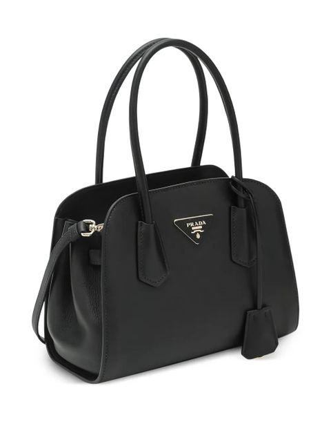 Prada triangle-logo tote bag - Black