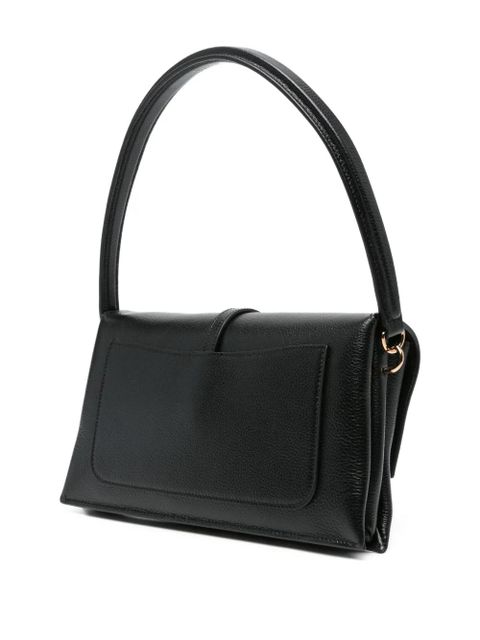 Tod's T-buckle leather shoulder bag - Black