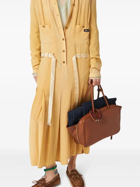 Miu Miu Leather Beau bag - Brown