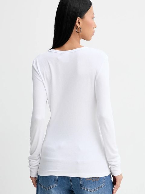 MUNTHE longsleeve GRACE kolor biały 247112324769