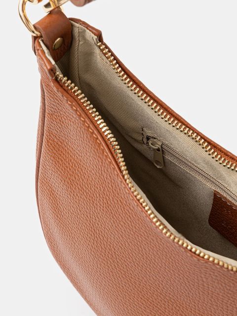 Answear.LAB torebka skórzana kolor brązowy - zdjęcie produktu nr 2