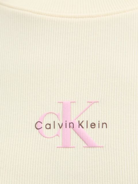 Calvin Klein Jeans longsleeve kolor żółty LV047A803G