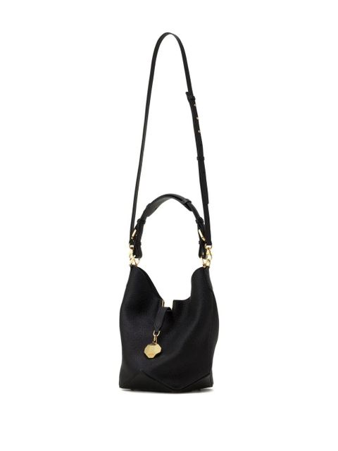 Lanvin geometric-detail bucket bag - Black