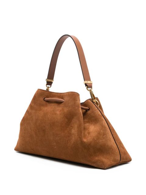 Jimmy Choo Bon Bon suede bucket bag - Brown