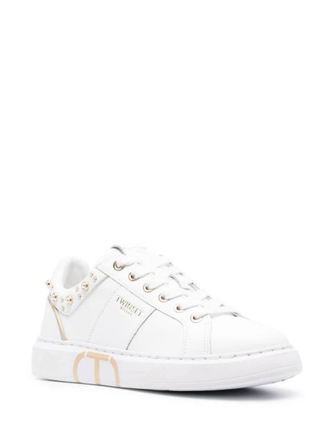 TWINSET pearl-embellished low-top sneakers - White - zdjęcie produktu nr 2