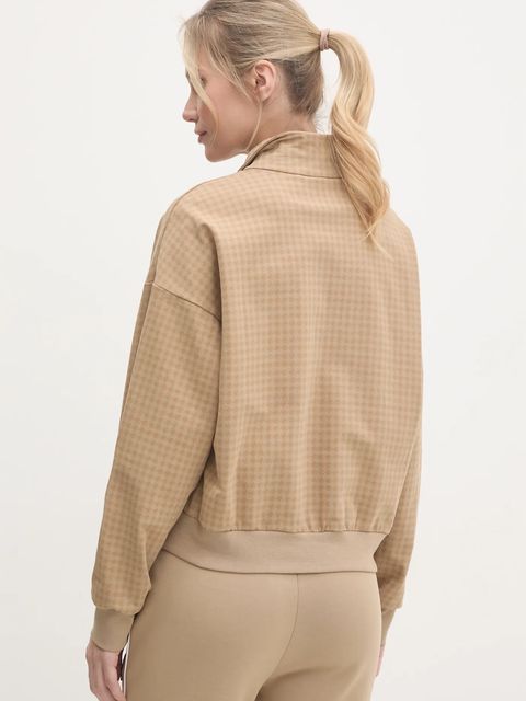 Fila bluza Liebau damska kolor beżowy wzorzysta FAW0879