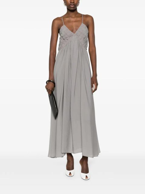 Eleh V-neck maxi dress - Grey - zdjęcie produktu nr 2