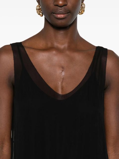 TOTEME slip mini dress - Black