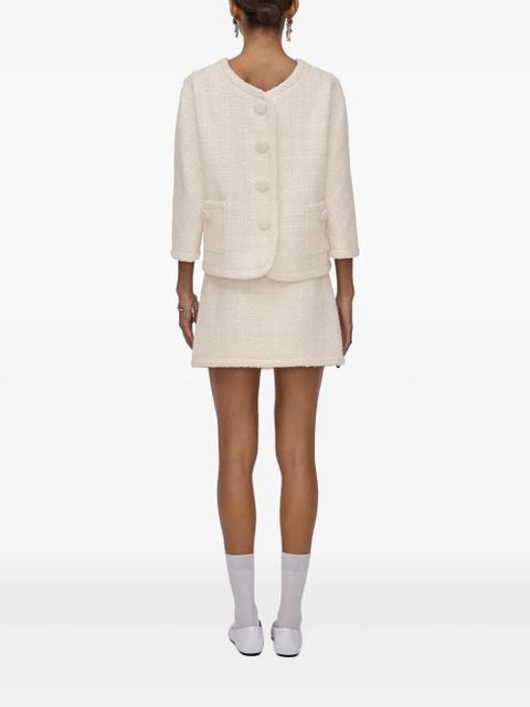 Marc Jacobs The Tweed Backwards jacket - White