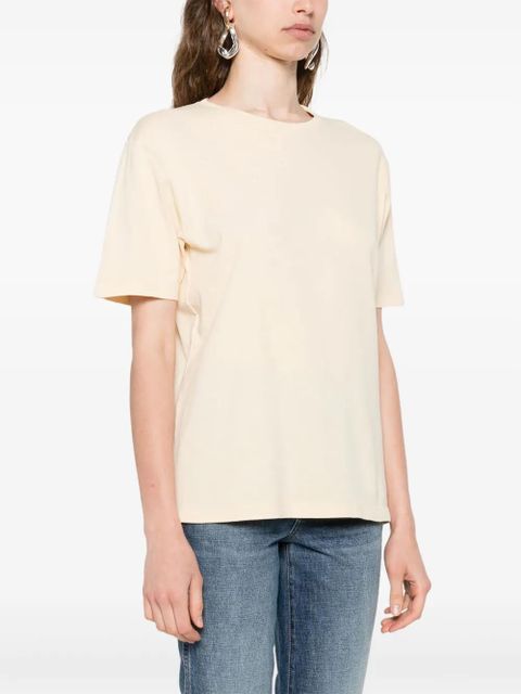 KHAITE cotton T-shirt - Yellow