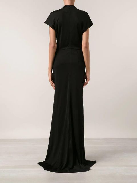 Givenchy draped evening gown - Black