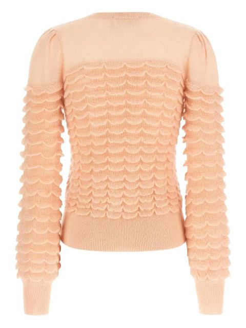 ZIMMERMANN Hypnotic Scallop sweater - Pink